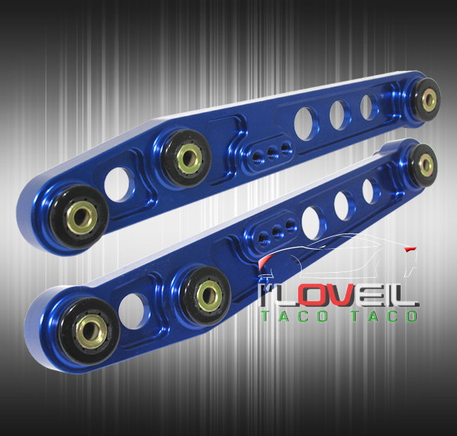 EG6 EJ1 BLUE ADJUSTABLE FRONT REAR UPPER LOWER CONTROL ARM CAMBER KIT