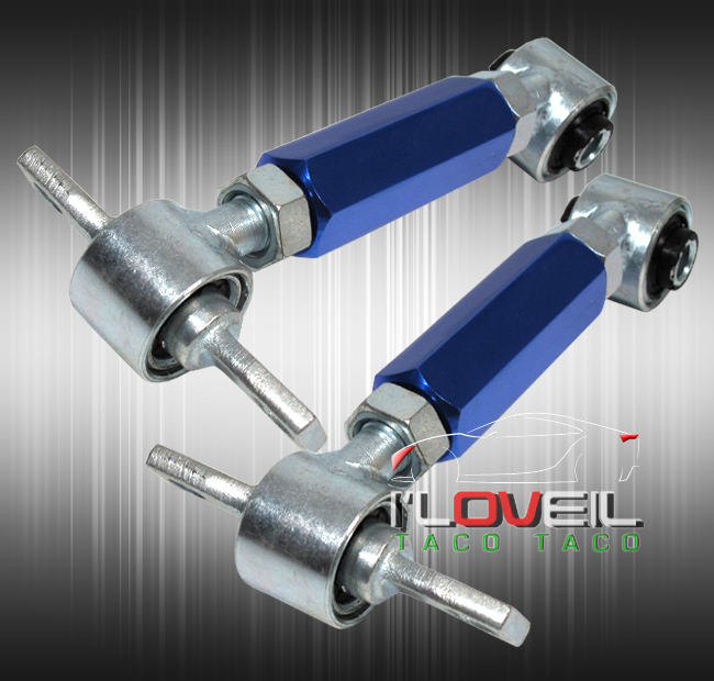 EG6 EJ1 BLUE ADJUSTABLE FRONT REAR UPPER LOWER CONTROL ARM CAMBER KIT